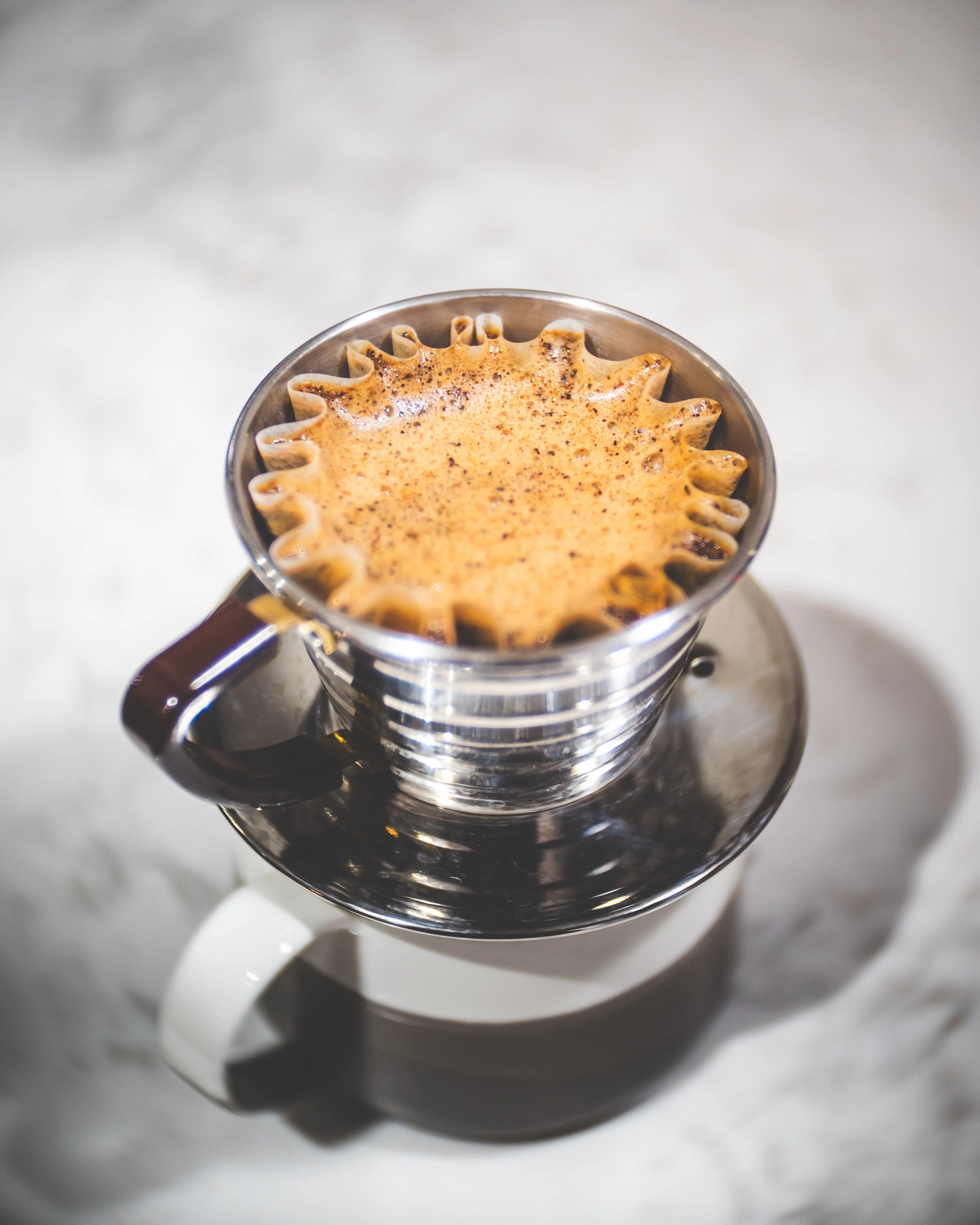 Kalita Wave 155 Stainless Steel Dripper (1-2 Cups) - Image 4